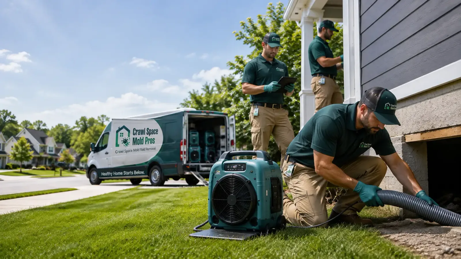 Crawl Space Mold Removal in Brimfield, MA